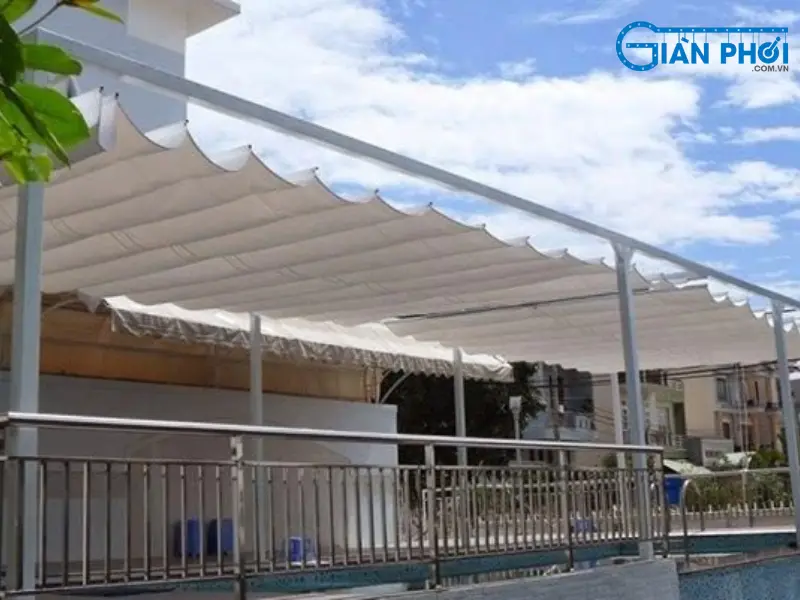 mái xếp di động giá rẻ