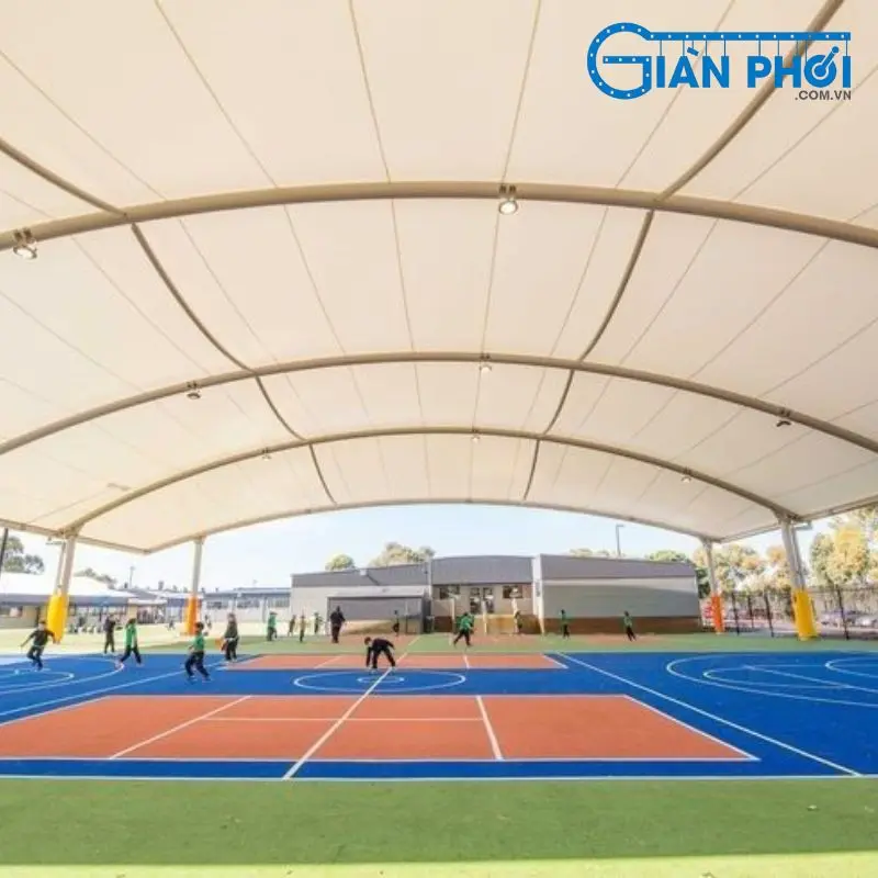 Mái Vòm Bạt Căng: Giải Pháp Kiến Trúc Đột Phá & Che Phủ Không Gian Lớn
