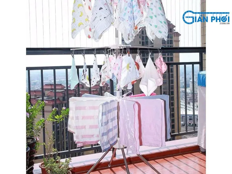 Các phụ kiện phơi đồ hỗ trợ phơi quần áo