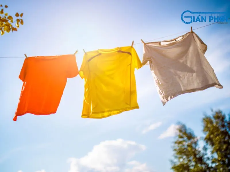 Nơi phơi quần áo cần thoáng gió Nơi phơi quần áo cần thoáng gió