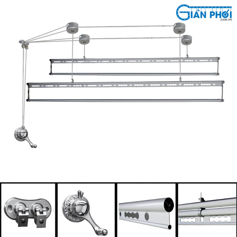 So sánh giàn phơi Hòa Phát KS950 với các model giàn phơi khác
