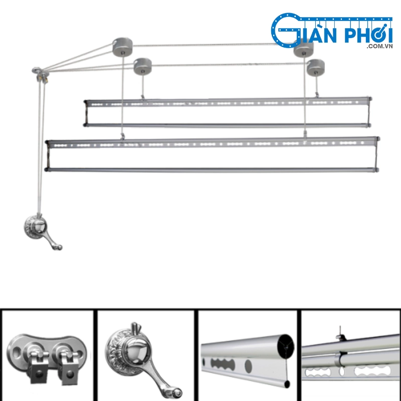 Chất liệu và cấu tạo của giàn phơi thông minh