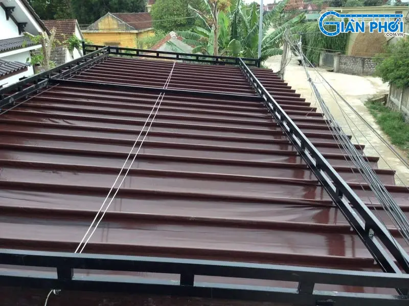 Hệ thống vận hành mái che xếp