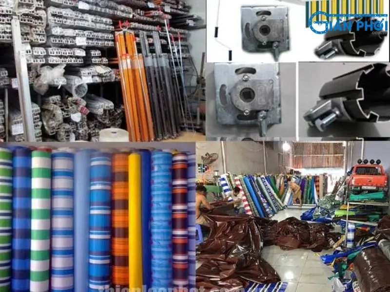 phụ kiện làm mái xếp lượn sóng