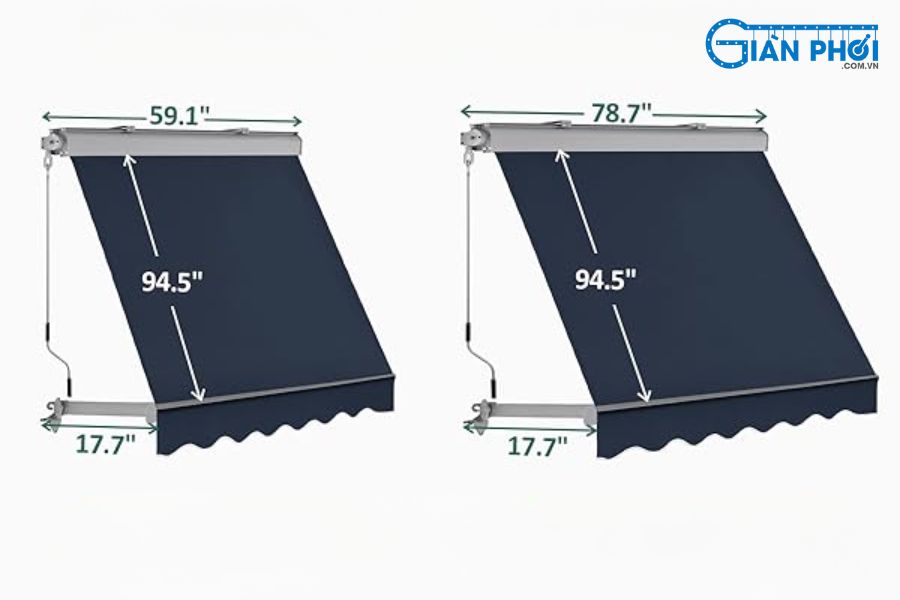 Tiêu Chuẩn Về Kích Thước Mái Hiên Di Động Bạn Cần Phải Biết