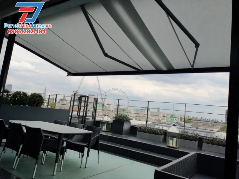 hướng dẫn kinh nghiệm làm mái che sân thượng