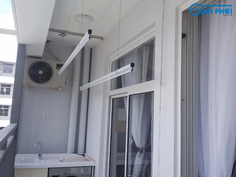 thiết kế khu vực phơi đồ