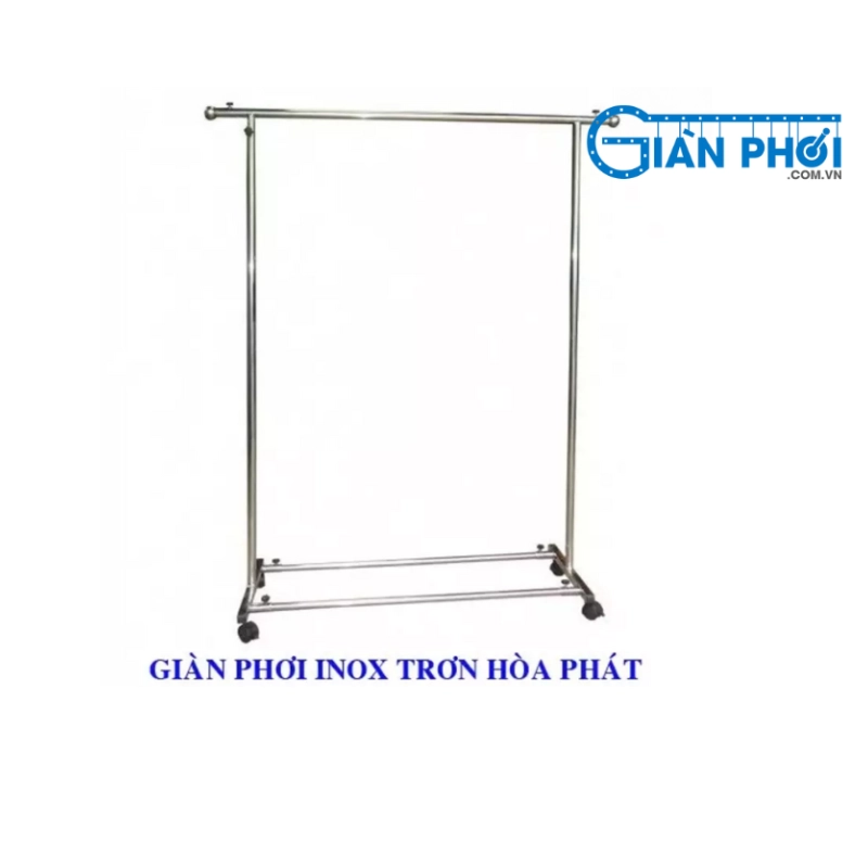 Giàn phơi inox trơn Hoà Phát 