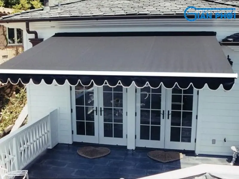 Kích thước tiêu chuẩn mái hiên di động