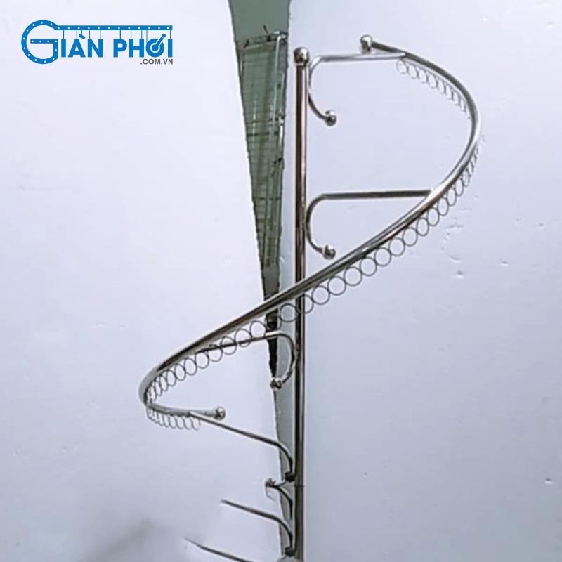 Công dụng của cây phơi đồ inox xoắn