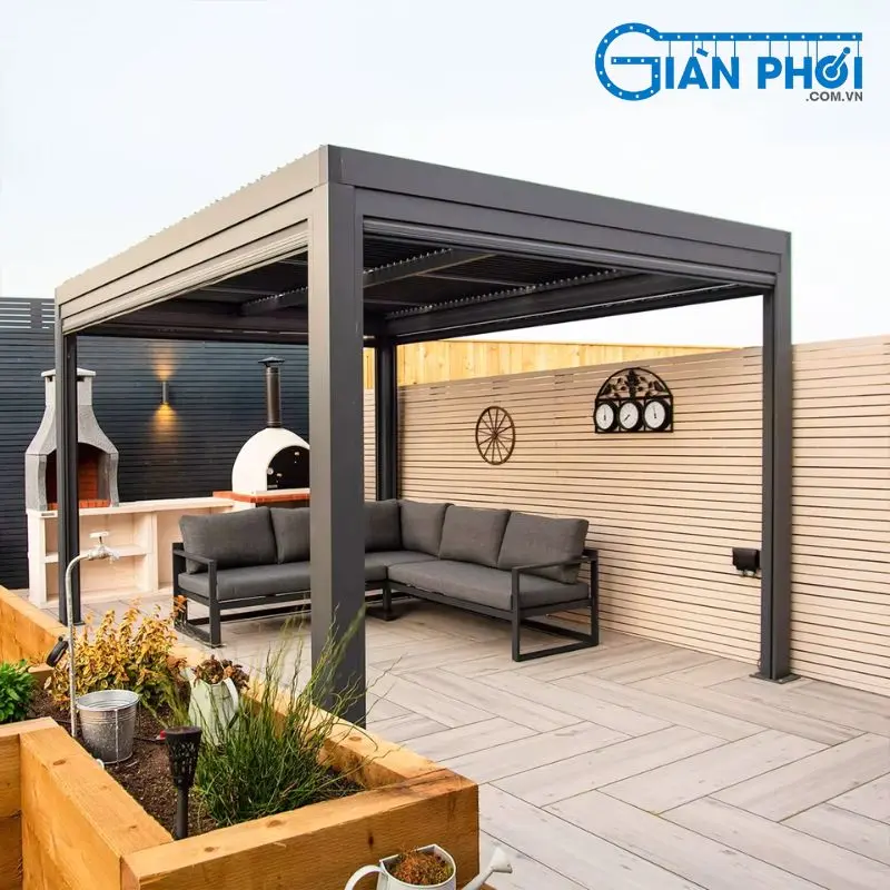 Tiêu chí lựa chọn mái che sân thượng thông minh