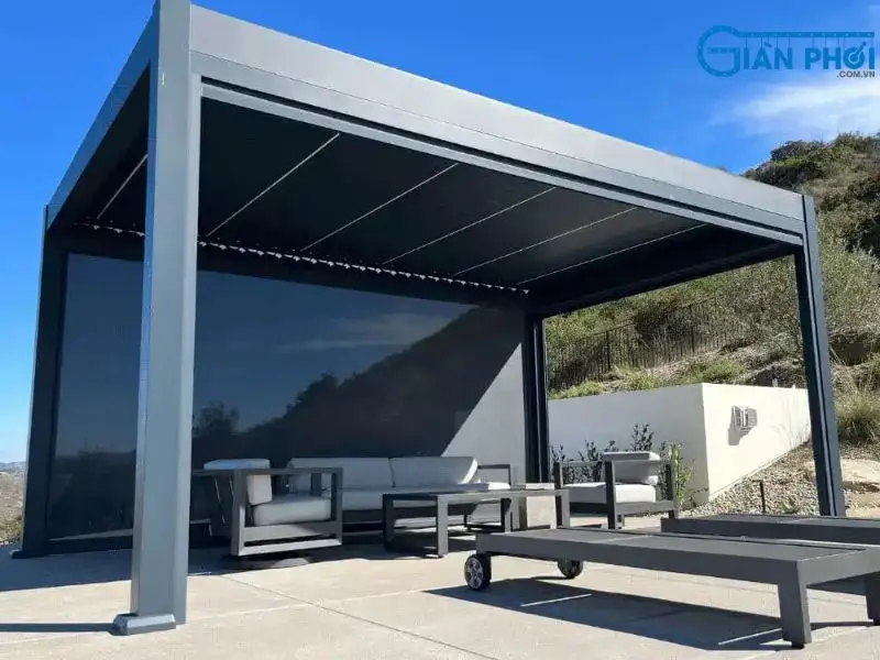 Mái che Pergola thông minh (Smart Pergolas)