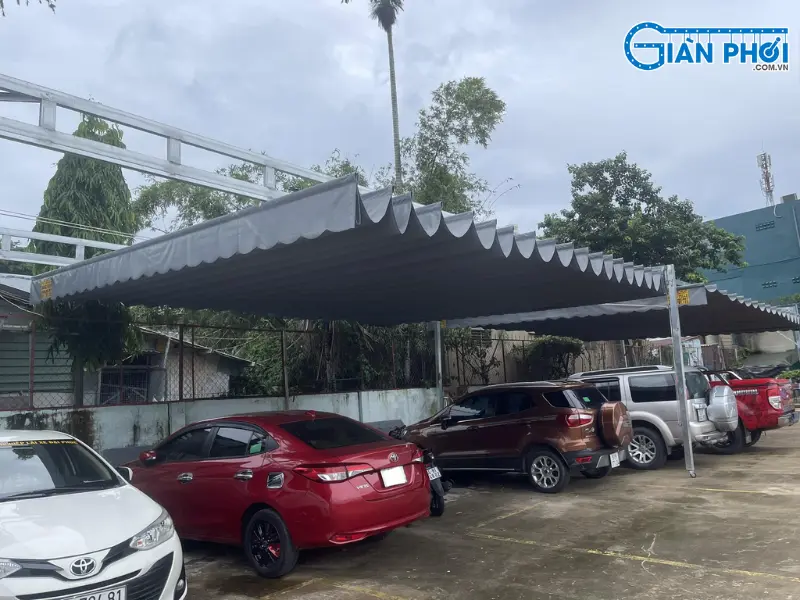 mái che nhà xe ô tô