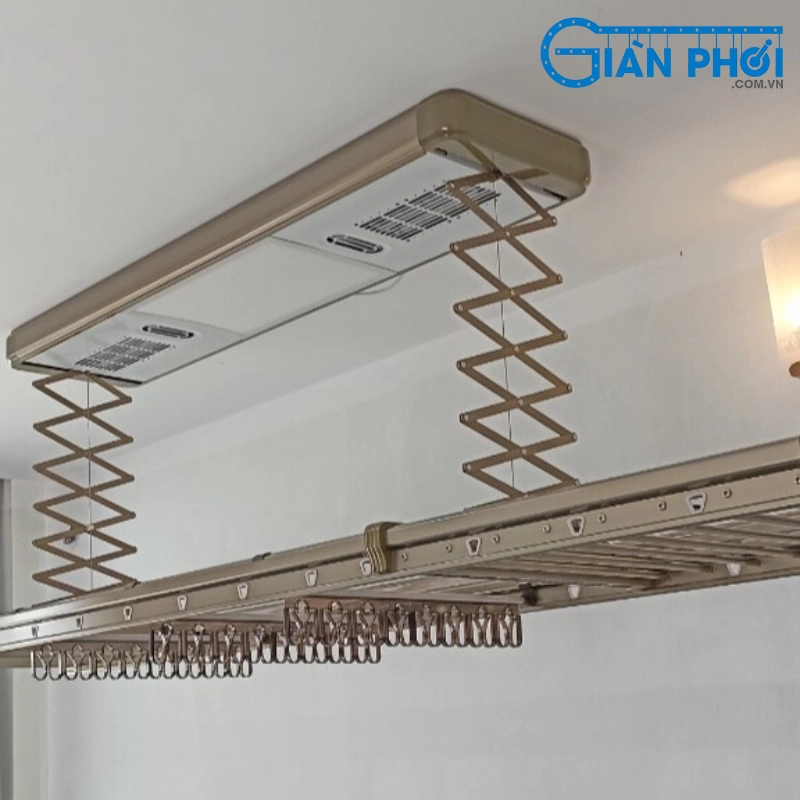 Nguyên lý hoạt động của giàn phơi điều khiển từ xa 