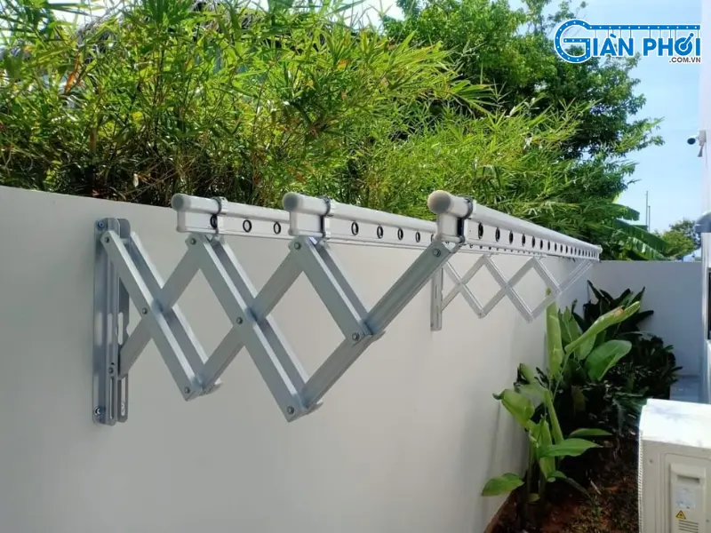 sửa ziczac giàn phơi gắn tường xếp ngang