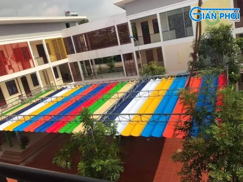 vật liệu bạt cho mái che sân trường vật liệu bạt cho mái che sân trường