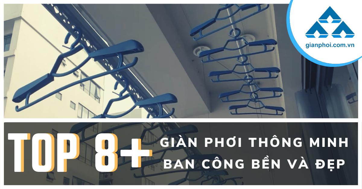 Giàn Phơi Ban Công Thông Minh - Giải Pháp Hô Biến Ban Công Gọn Gàng